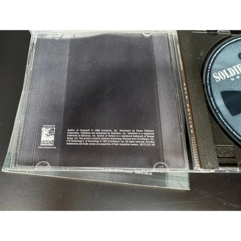 Soldier of Fortune Gold Edition PC‎ Game 2000 Complete Vintage